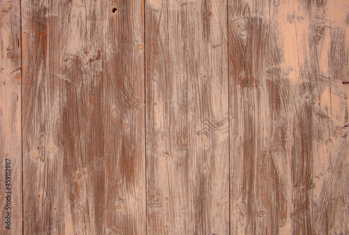 blue wood texture background, top view wooden plank panel, peeling paint on wood