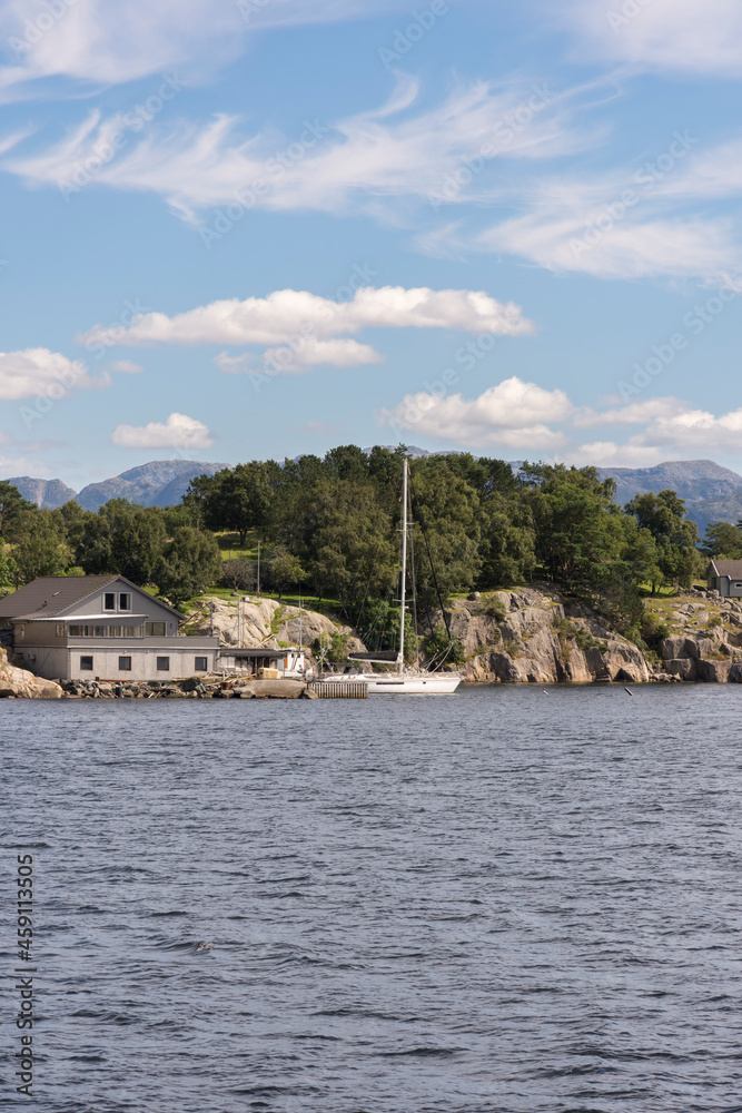 cruise on the Lysefjord fjord in Norway cruise on the Lysefjord fjord in Norway