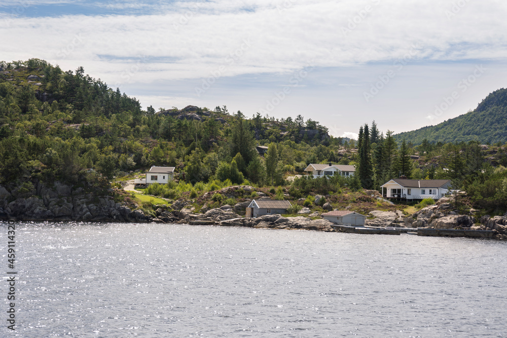 cruise on the Lysefjord fjord in Norway