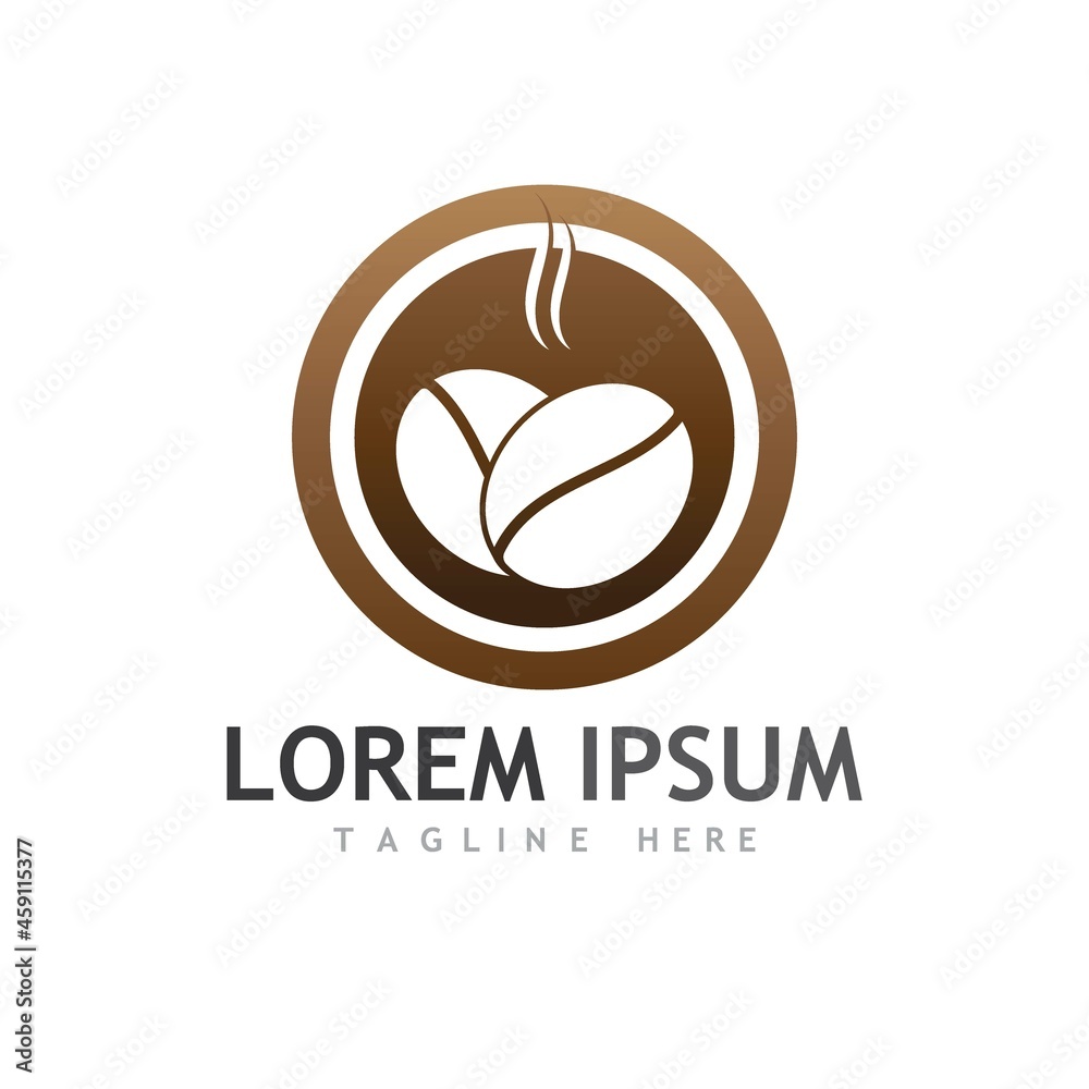 coffee bean icon vector coffee bean icon vector