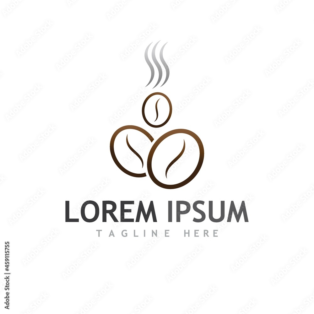 coffee bean icon vector coffee bean icon vector