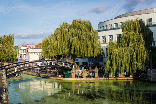 Bridge at Camden Lock, a centre for alternative fashion and music, Camden Town, London, England, UK photo