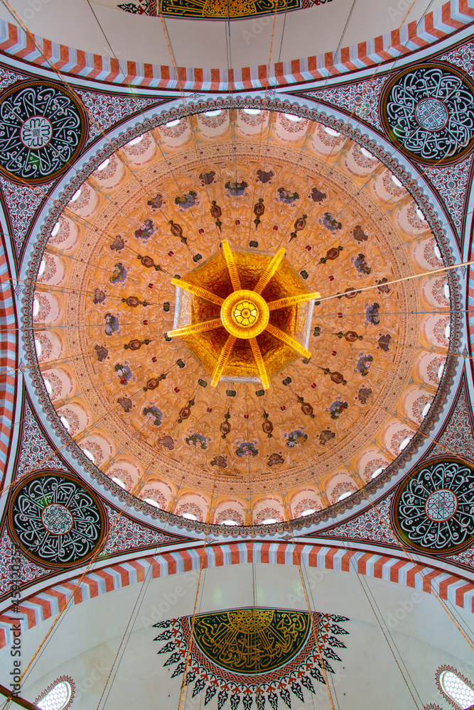 Suleymaniye mosque dome, Istanbul, Turkey