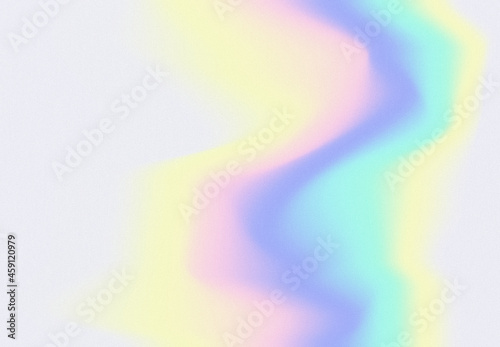 Iridescent gradient. Vivid rainbow colors. Digital noise, grain. Abstract lo-fi background. Vaporwave 80s, 90s style. Wall, wallpaper, print. Minimal, minimalist. Blue, turquoise, yellow, pink, purple