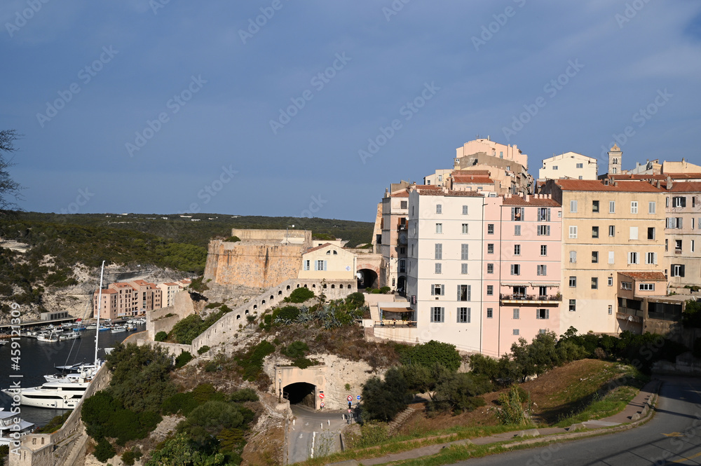 Vieille ville de Bonifacio en Corse