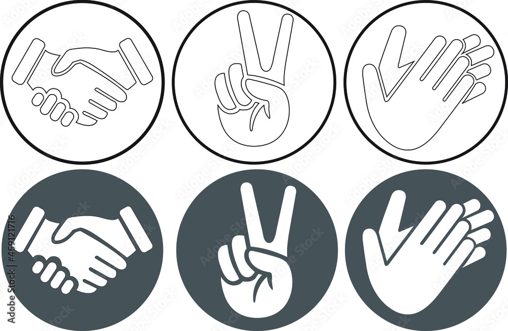 Fototapeta premium Hand wash icon.Wash and washing hands to keep clean flat vector icon