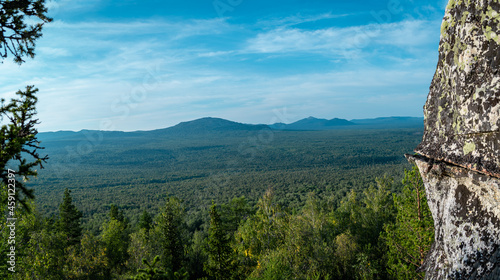 view from the top of the mountain