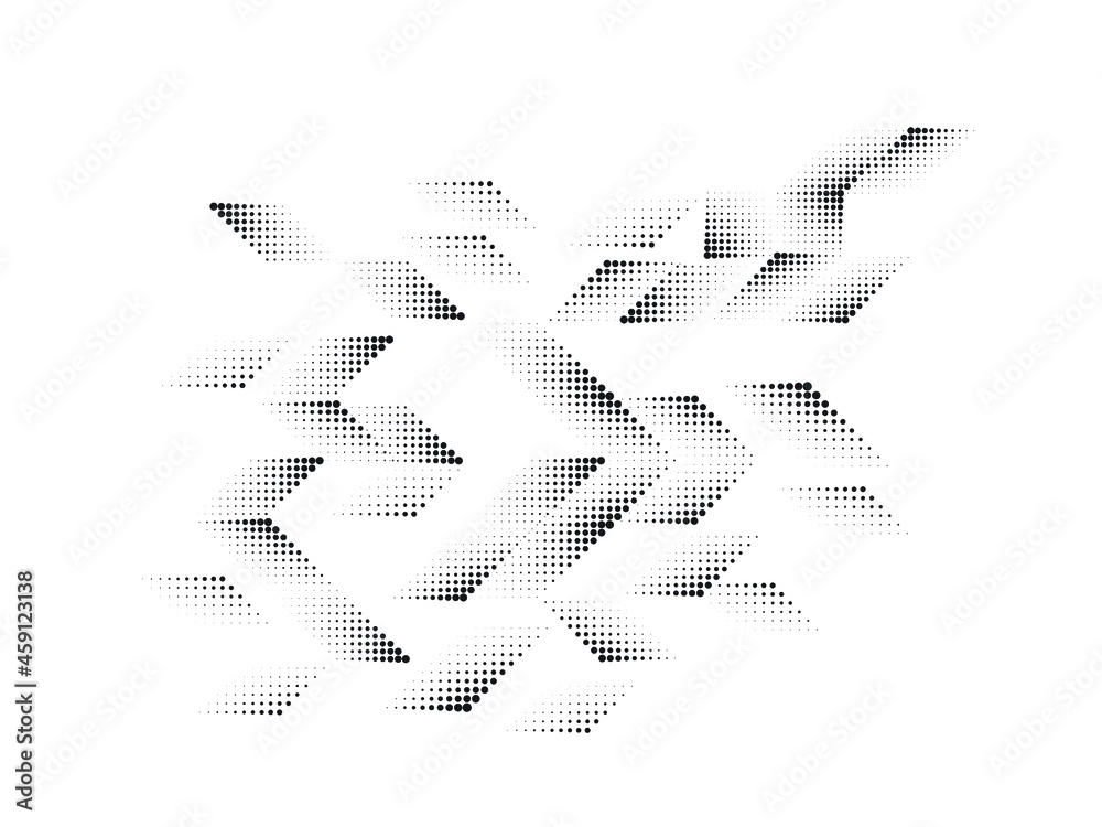 Linear halftone dots Design .elements for your design. vector illustration Linear halftone dots Design .elements for your design. vector illustration