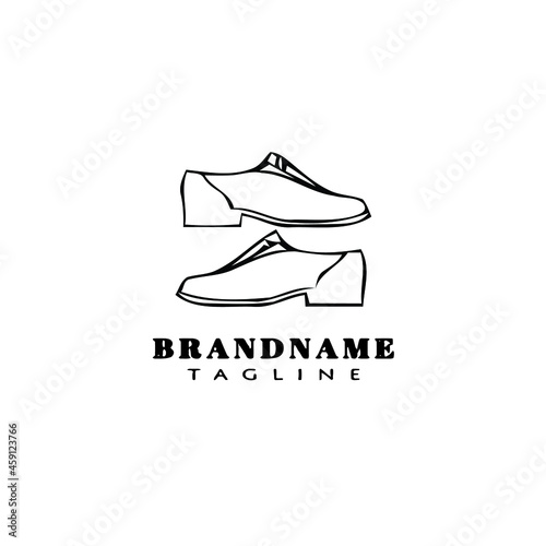 shoes cartoon logo icon design template vector illustration