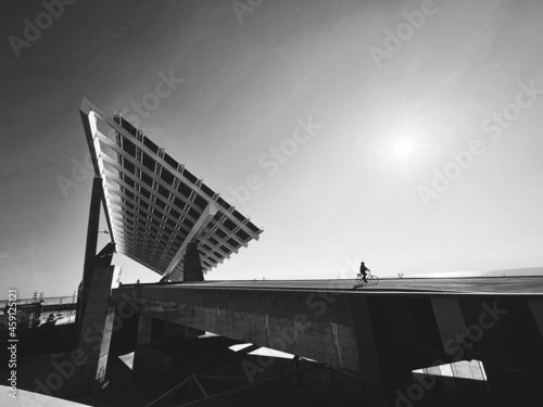 The Photovoltaic pergola at the forum in Barcelona