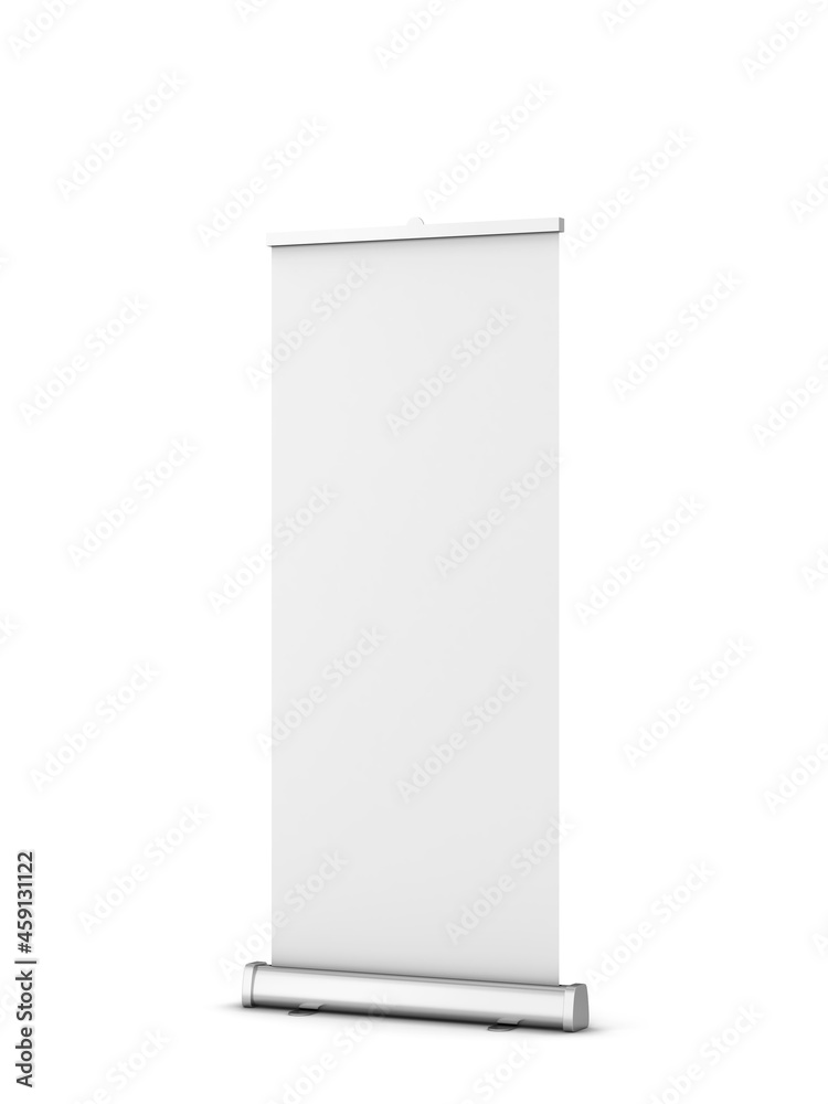 Blank rollup banner mockup Blank rollup banner mockup