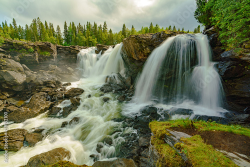 Wasserfall Vattenfallet Schweden © Ovidiu-Nicolae