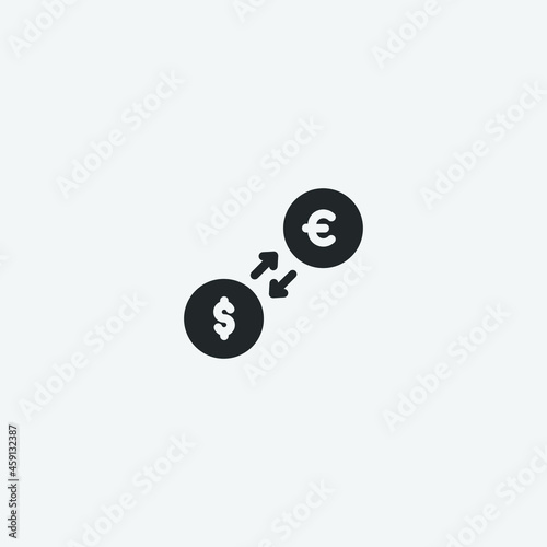 Currency vector icon illustration sign