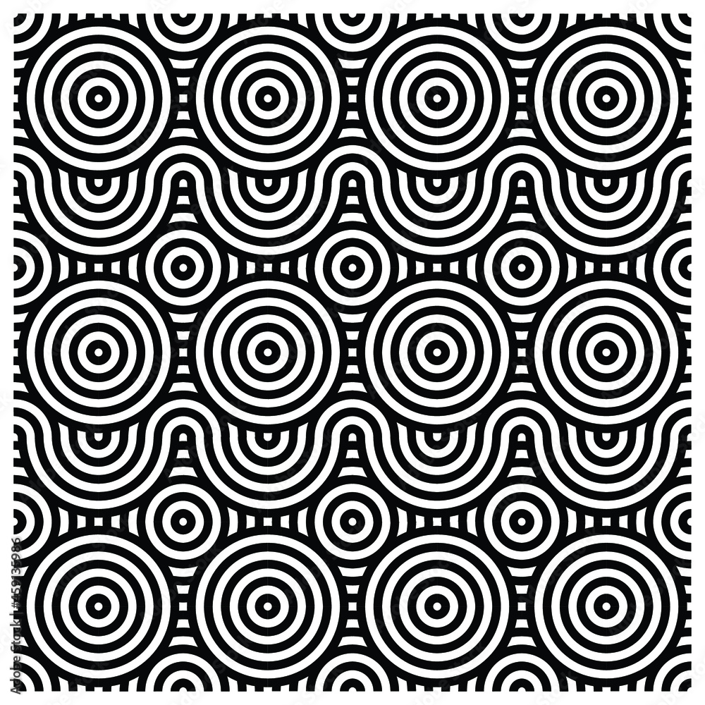 Background pattern seamless geometric line circle design abstract vector Background pattern seamless geometric line circle design abstract vector
