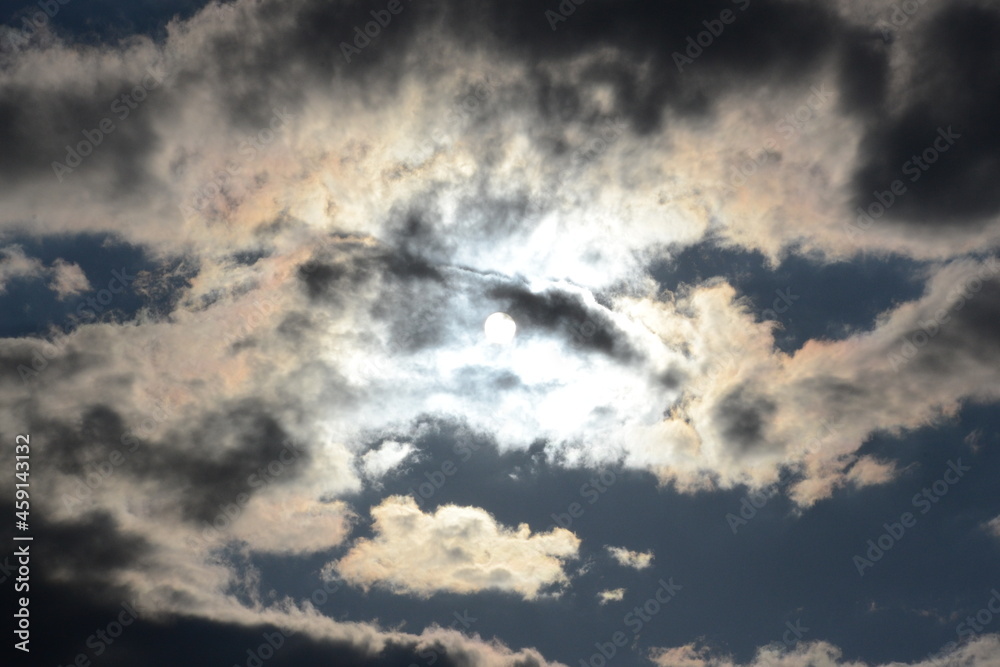 Fototapeta premium Beautiful cloud and blue sky