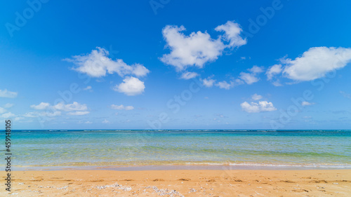 Fototapeta Naklejka Na Ścianę i Meble -  Caribbean views from hidden beach and turquoise waters