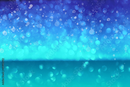 abstract blue background with bubbles.
