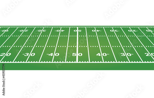 American football field. vector illustration 