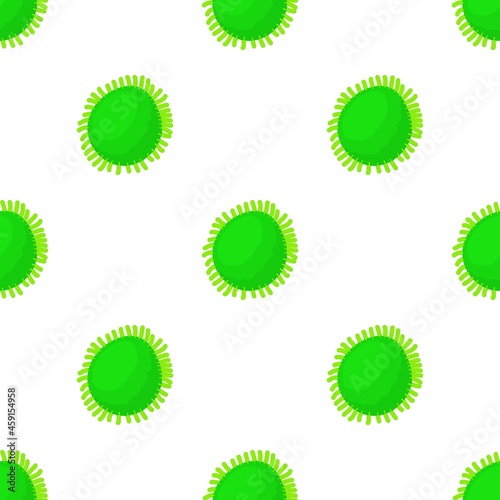 Round bacteria pattern seamless background texture repeat wallpaper geometric vector