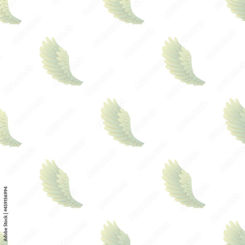 Obraz premium Curve wing pattern seamless background texture repeat wallpaper geometric vector