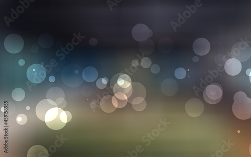 Party night glow light abstract background with bokeh rays lights wallpaper 