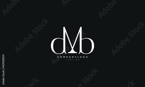 DMB, BMD, MBD, Abstract initial monogram letter alphabet logo design photo