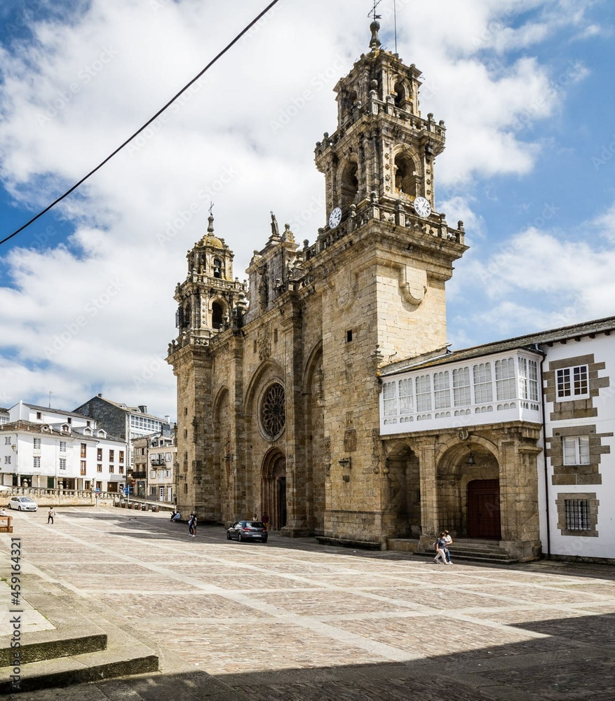 Fachada de la Catedral de Mondoñedo, Galicia