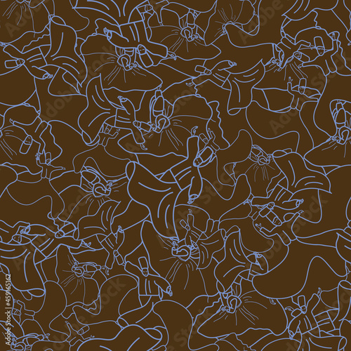 Vector Brown Sufi dancers Dervish background pattern