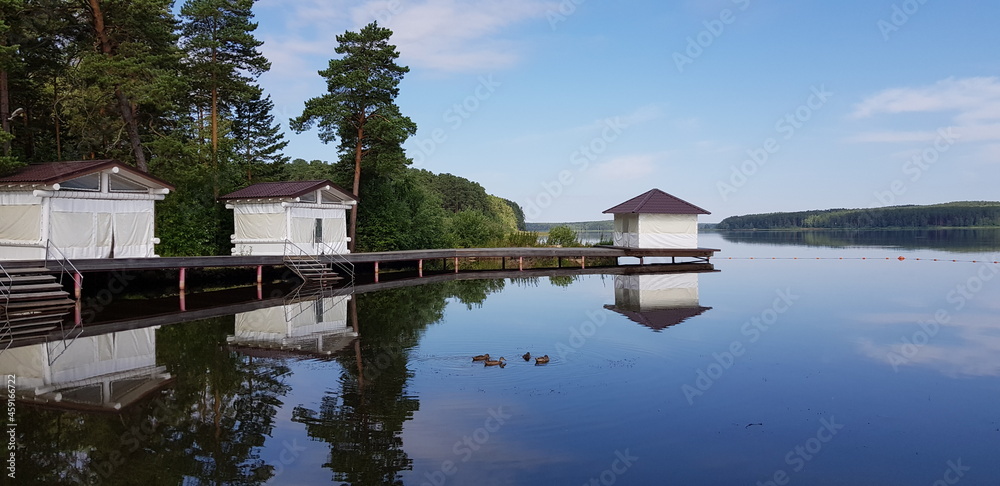 Obraz premium house on the water