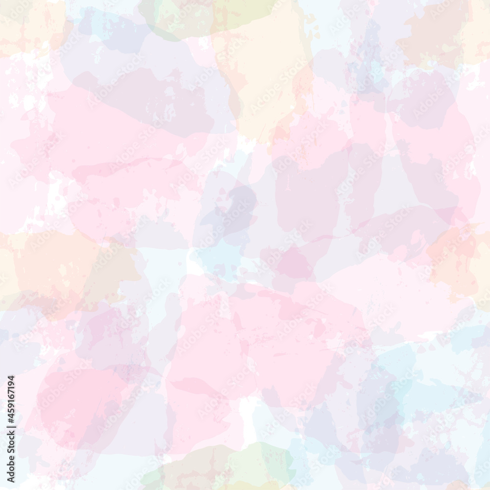 watercolor seamless pattern, rainbow colors girly print, artistic pastel background