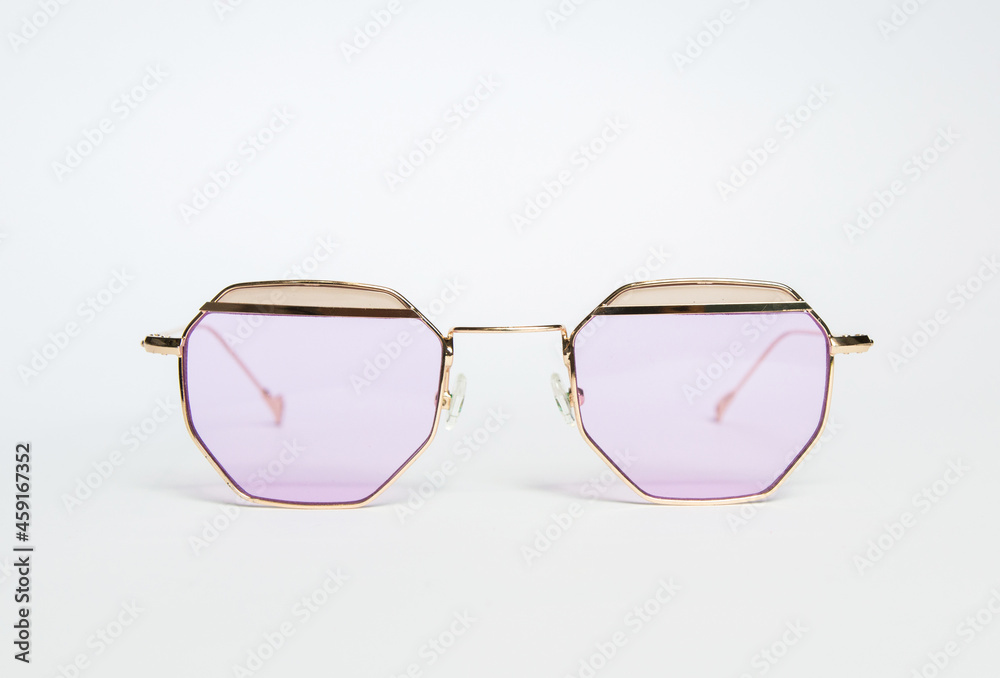 transparent pink sunglasses on white background transparent pink sunglasses on white background