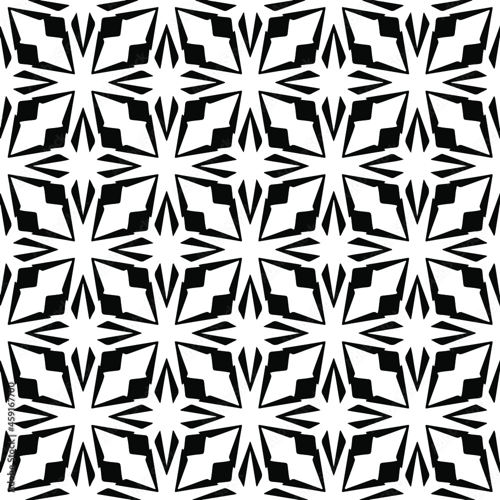 floral seamless pattern background.Geometric ornament for wallpapers and backgrounds. Black and white pattern. floral seamless pattern background.Geometric ornament for wallpapers and backgrounds. Black and white pattern.