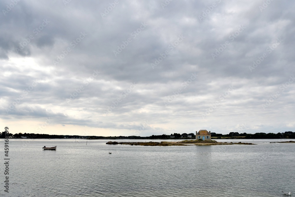 Beautiful view of Saint-Cado city in Brittany France Beautiful view of Saint-Cado city in Brittany France