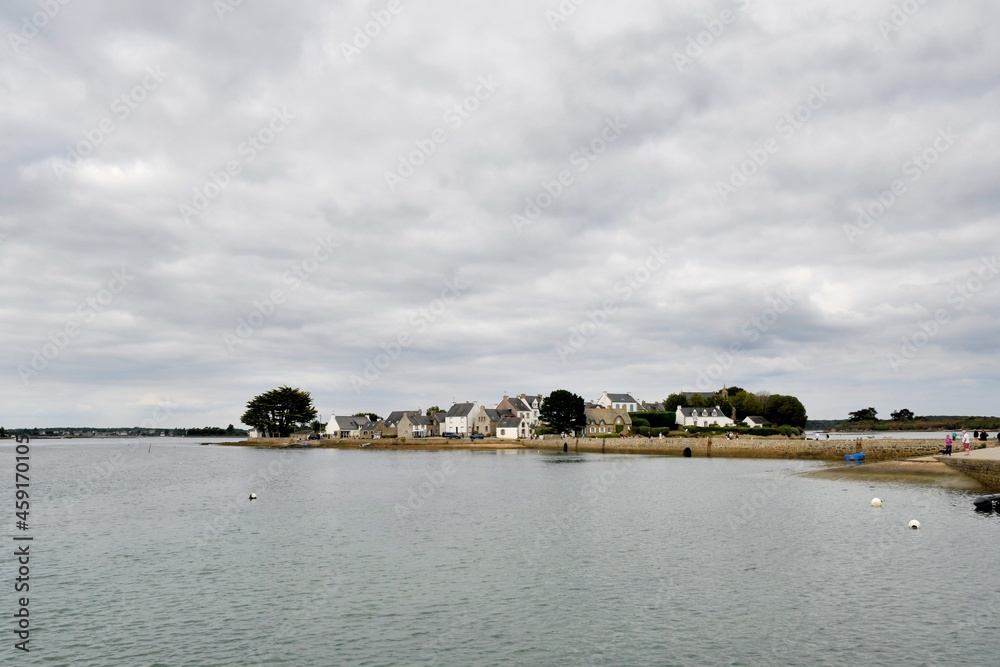 Beautiful view of Saint-Cado city in Brittany France Beautiful view of Saint-Cado city in Brittany France