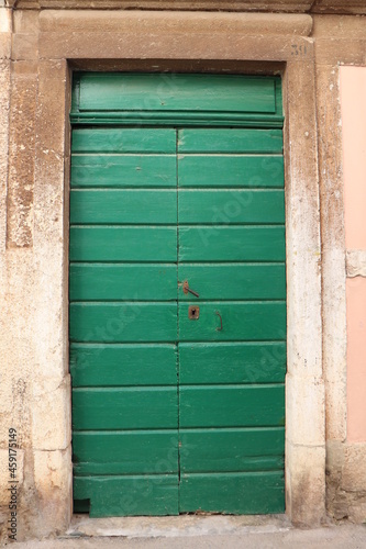 Tür Eingang Haus Haustür Grüne Tür 