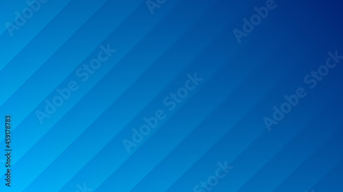 3D Smooth Incline Lines Minimalist Deep Blue Abstract Business Background With Blurred Effect