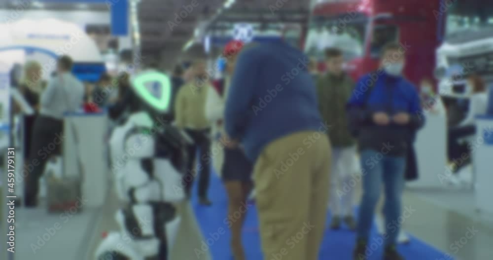 modern technologies in everyday life. unrecognizable person receives information from a monitor from a robot consultant in a store.close-up. modern technologies in everyday life. unrecognizable person receives information from a monitor from a robot consultant in a store.close-up.