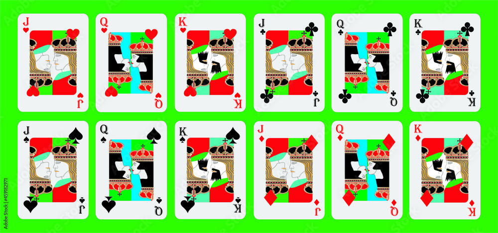 Fototapeta premium LGBT PLAYING CARDS