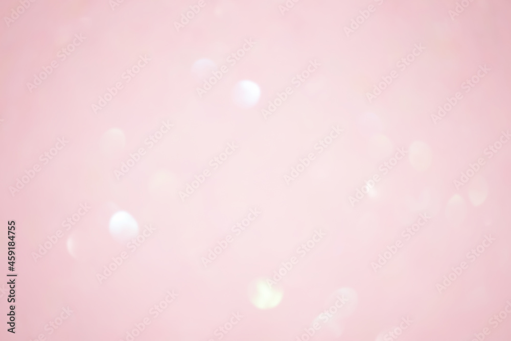 Pink glitter defocus light. Defocused abstract background.