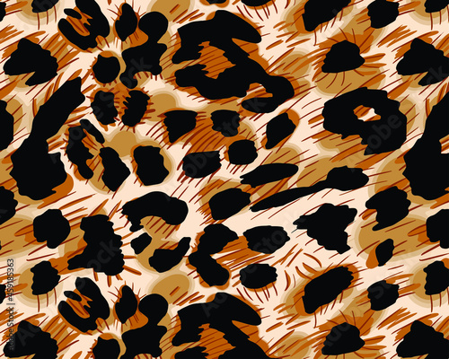 Leopard pattern design, vector background