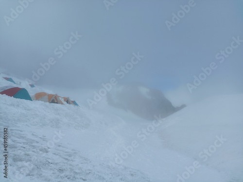 Climbing in Mount Rainier National Park photo