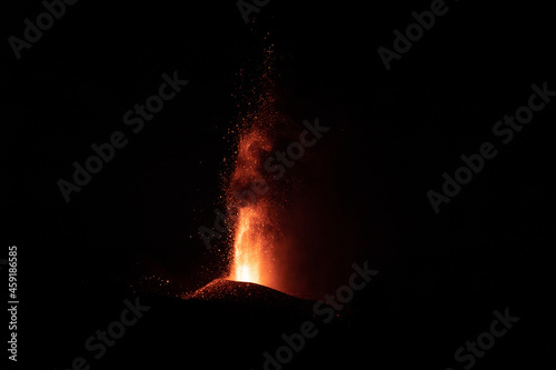 Erupción del volcán de Cumbre Vieja en la isla de La Palma, Islas Canarias