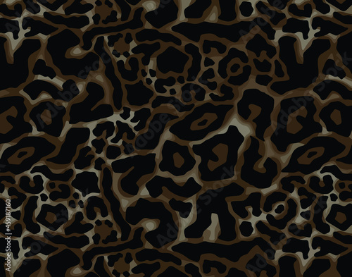 Leopard pattern design, vector background