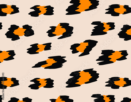 Leopard pattern design  vector background