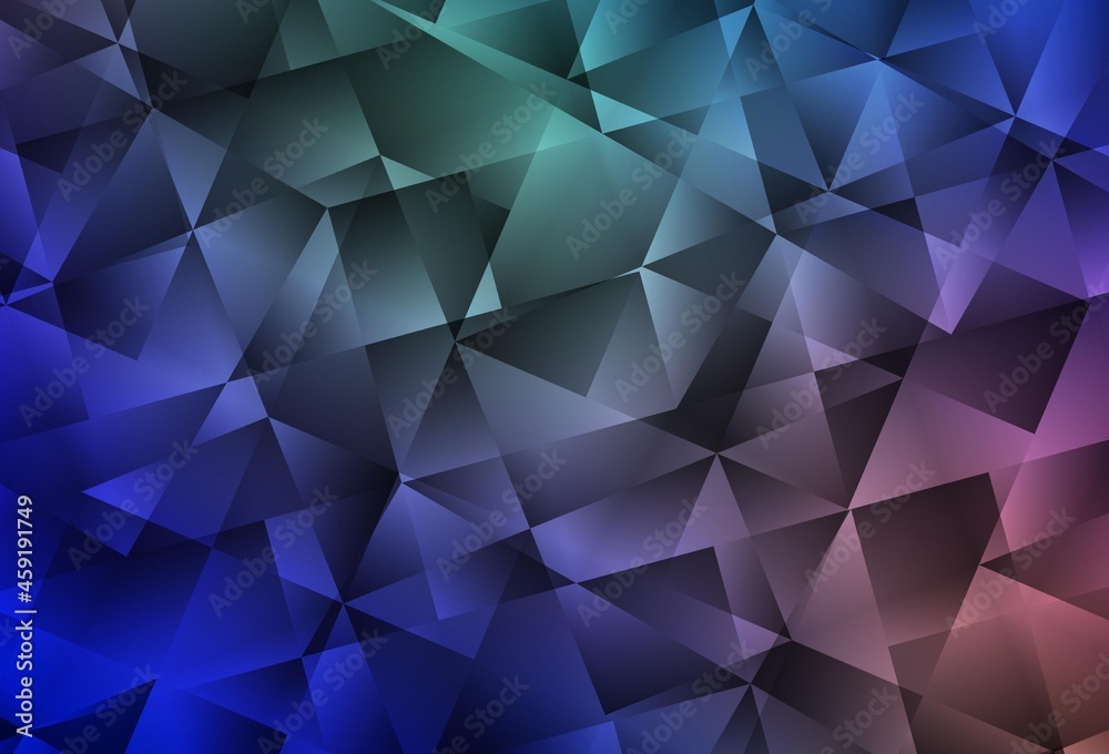 Light Blue, Red vector gradient triangles texture. Light Blue, Red vector gradient triangles texture.