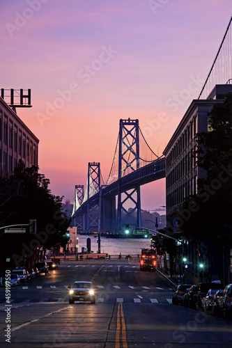 Fototapeta Naklejka Na Ścianę i Meble -  Bay Bridge, San Francisco