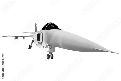 fighter jets military isolated on white background with clipping path