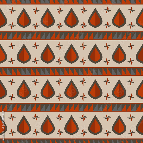 seamless ethnic pattern design abstract