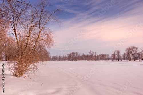 Winter wonderland scene and landscape Ontario Canada © Catherine