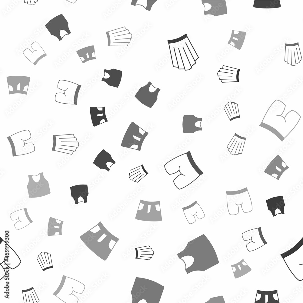 Set Skirt, Undershirt, Cycling shorts and on seamless pattern. Vector Set Skirt, Undershirt, Cycling shorts and on seamless pattern. Vector
